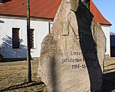 Pomnik poświęcony poległym w I wojnie światowej na terenie dawnego cmentarza ewangelickiego