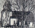 Archiwalne zdjęcie kościoła w Łupawie (rok prawdopodobnie 1917)