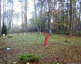 Nagrobki na radzieckim cmentarzu 