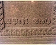 Damnica - cmentarz komunalny (widoczna sygnatura wykonawcy krzyża)