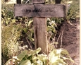 Damnica - cmentarz komunalny (jeden z krzyży drewnianych)