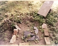 Damnica - cmentarz komunalny (fragment po nagrobku)