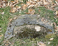 Fragment kamiennej płyty nagrobnej