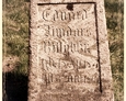 Charbrowo - południowy filar z inskrypcją