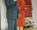 Nadanie imienia szkole 1.06.2002 - Wójt Gminy Kostomłoty Kazimierz Buba i dyrektor szkoły Maria Jadach