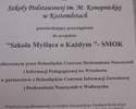 Projekt SMOK - Certyfikat