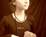 "Dama z łasiczką" wg. portretu mistrza Leonardada da Vinci