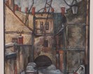 "Uliczka w moim mieście"/zaułek Pankiewicza/;2007r; pastel; format: 42x59 cm; cena: 2.500 zł.m
