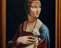"Dama z gronostajem" wg Leonarda da Vinci - 2007 r.- kopia wykonana na desce.