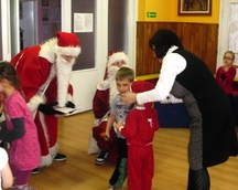 Mikołaj w Przedszkolu Miejskim w Korszach