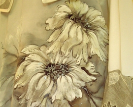 Bluzka ręcznie malowana PASTEL KORONKA