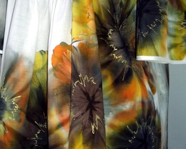 Tunika - bluzka bawełniana HIBISKUS "złota jesień"
