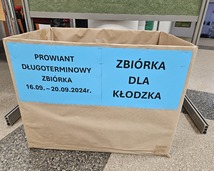 Łańcuch ludzi dobrej woli Zbiórka darów dla mieszkańców zalanego Kłodzka