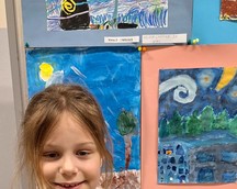 Uroczyste wręczenie dyplomów w SP 10 w konkursie międzyświetlicowym „Kolorowy świat Vincenta van Gogha”