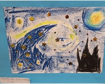 Uroczyste wręczenie dyplomów w SP 10 w konkursie międzyświetlicowym „Kolorowy świat Vincenta van Gogha”