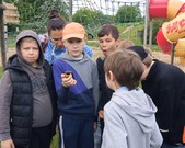 4b podczas gry terenowej Geozbieracze