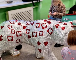 Szkolny tygrys na Walentynki