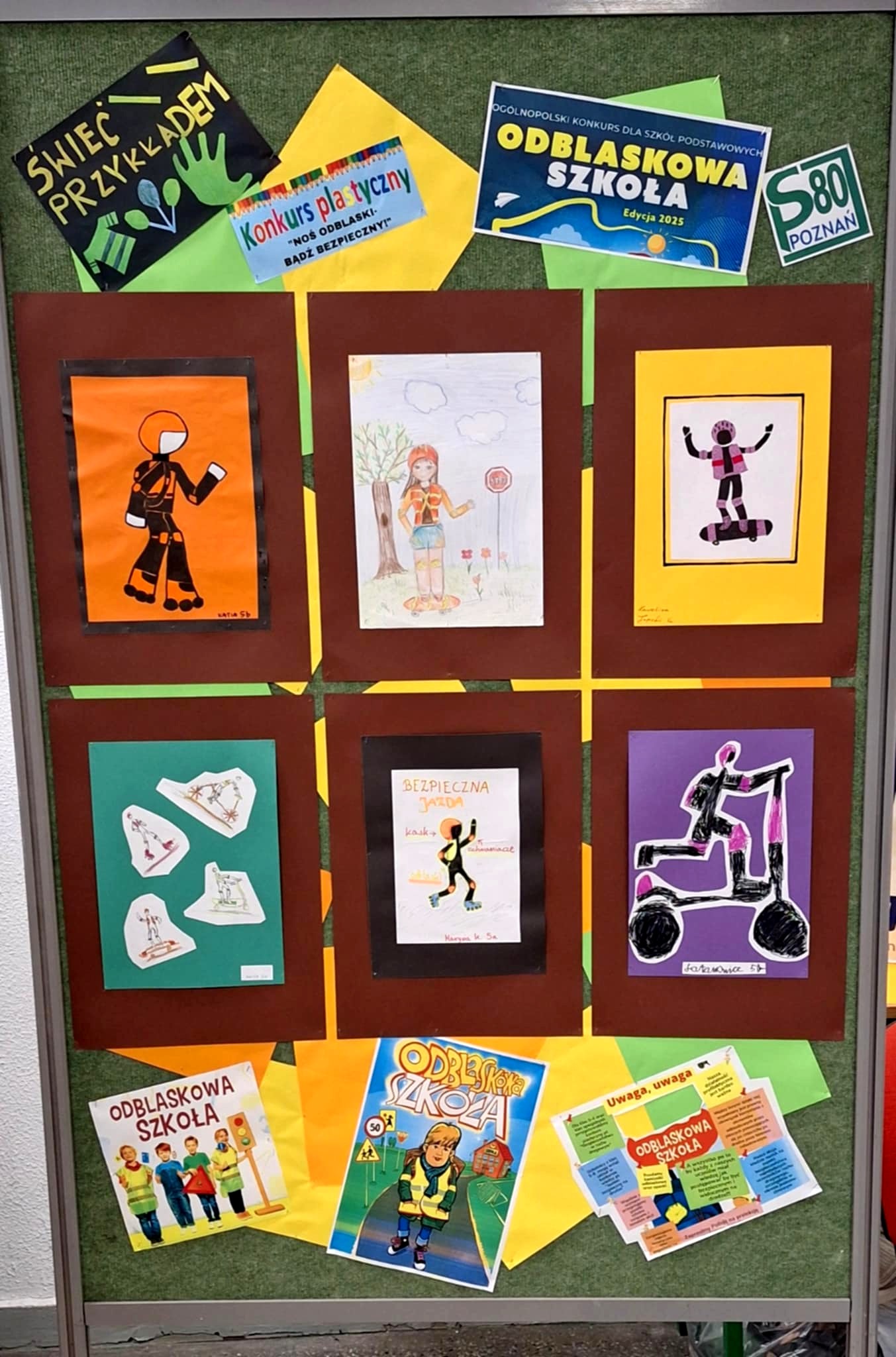 Podsumowanie konkursu plastycznego w ramach programu „Odblaskowa Szkoła”