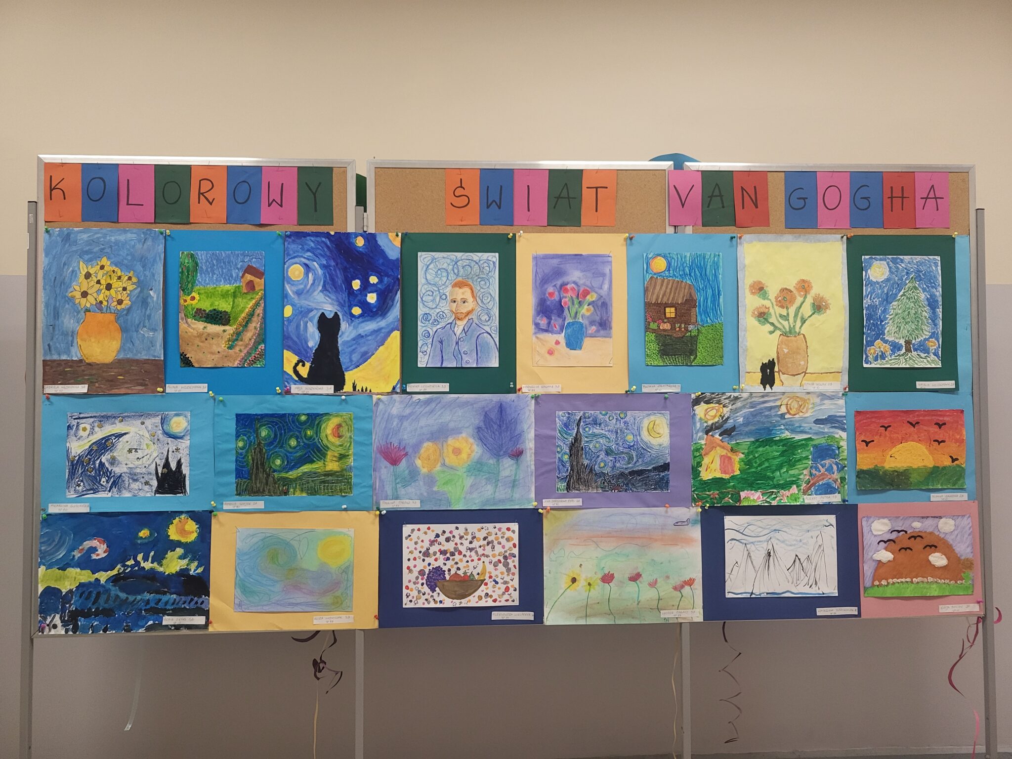 Ogłoszenie wynik&oacute;w międzyświętlicowego konkursu plastycznego &bdquo;Kolorowy świat Vincenta van Gogha&rdquo;