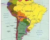 Ameryka Południowa - mapa polityczna