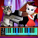 Talking Tom Piano Time - Zabawna gra na pianinie HTML5 dla dzieci i dorosłych. Spraw, by nasz cudowny Tom był jak najpiękniejszy i pomóż mu grać na pianinie dla swojej dziewczyny. Baw się dobrze.