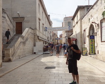 Zadar i wspaniała zabudowa w śródziemnomorskim stylu