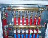 Rozdzielacz do ogrzewania podłogowego