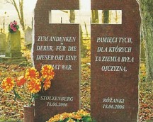 Pomnik pamięci byłych mieszkańców Różanek