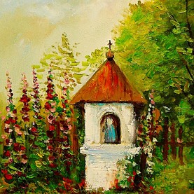 16b/Kapliczka przydrożna 24-30cm 160,-