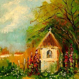 18 j/ Kapliczka przydrożna 25-20cm 140,-